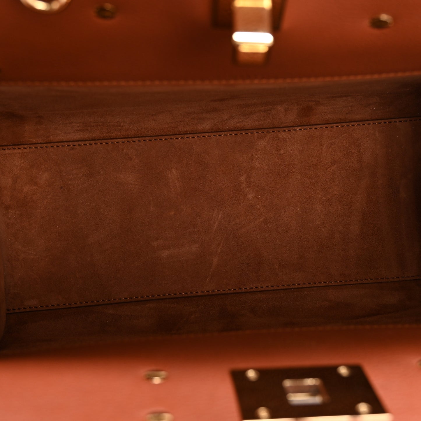 Calfskin Medium Studio Soft Bag Cognac