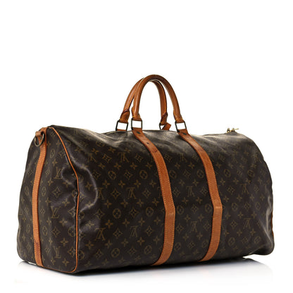 Louis Vuitton Monogram Keepall Bandouliere 55 3 of 27