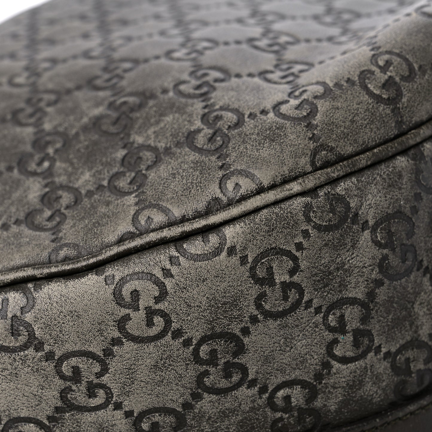 Guccissima Large GG Twins Hobo Olive Green