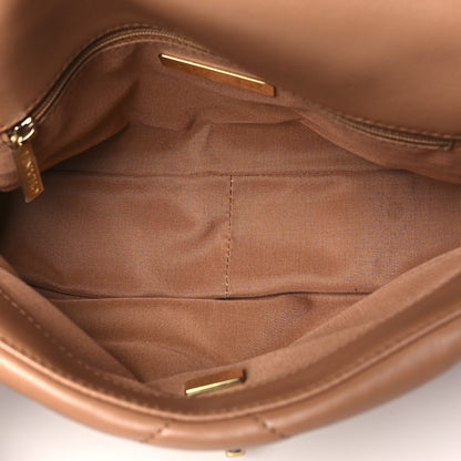Chanel Lambskin Quilted Medium Chanel 19 Flap Brown 5 of 12