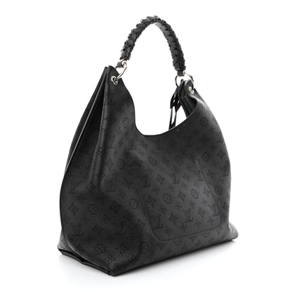 Louis Vuitton Mahina Carmel Hobo Black 2 of 8