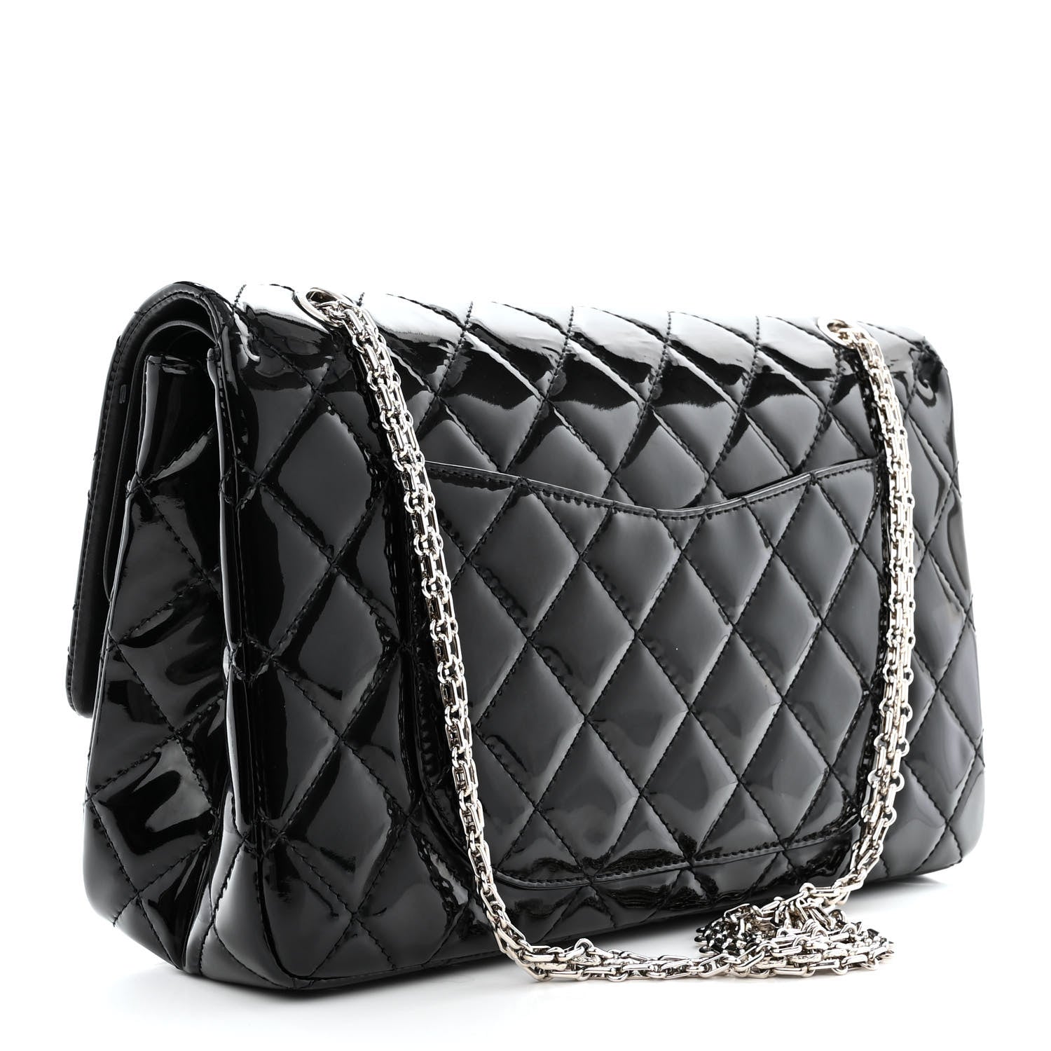 Chanel Patent Quilted 2.55 Reissue 227 Flap Black 3 of 12