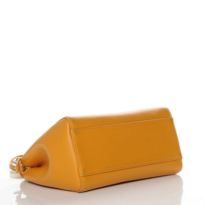 Fendi Nappa Mini Peekaboo Iconic Satchel Giallo Syrup 4 of 6