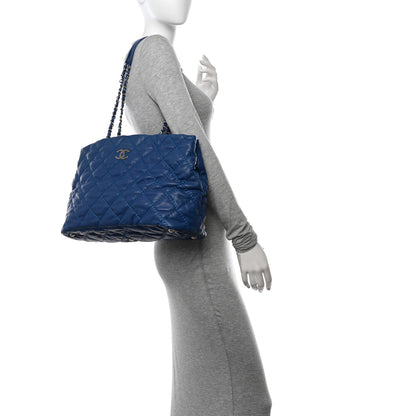 Chanel Calfskin Love Me Tender Large Tote Blue 2 of 10