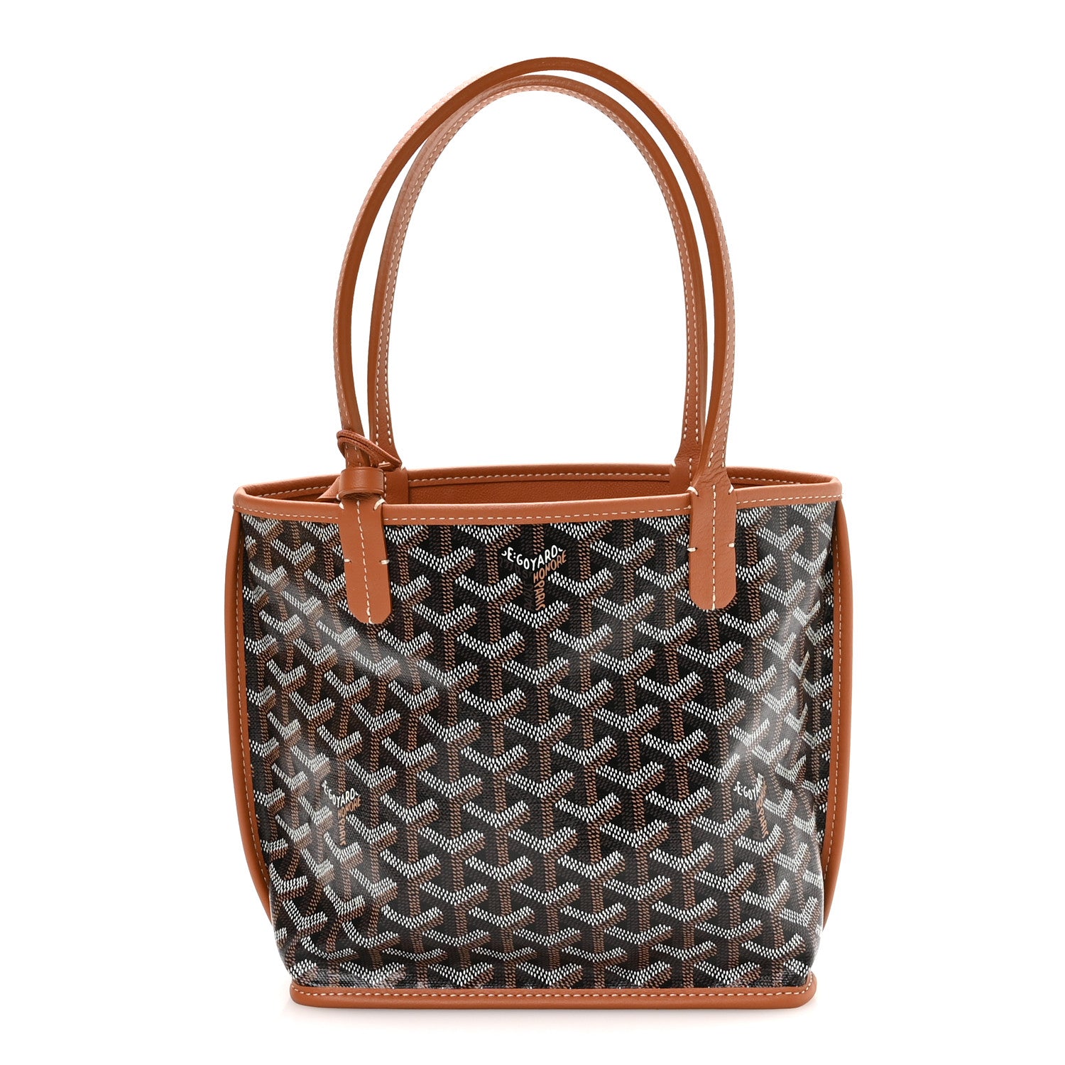 Goyard Goyardine Reversible Mini Anjou Black Gold 1 of 17