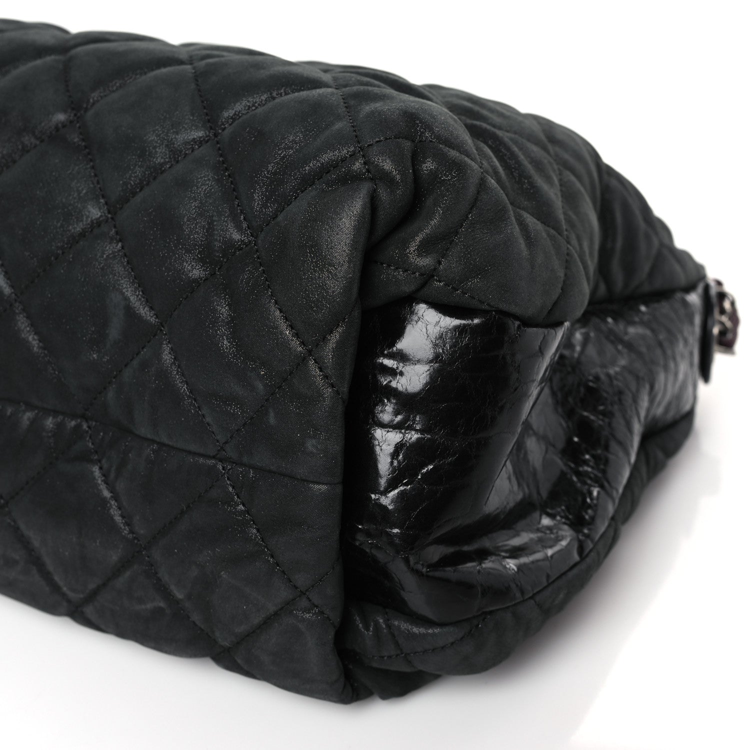 Chanel Iridescent Calfskin Quilted Coco Daily Black 9 of 9