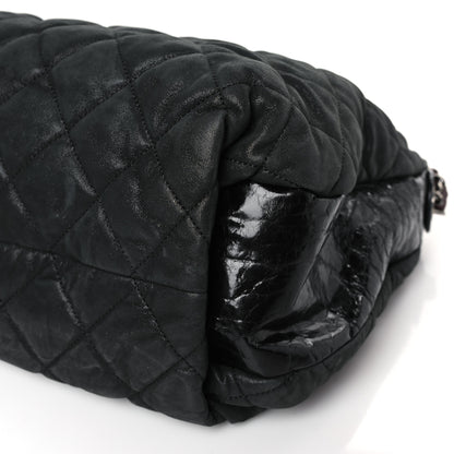 Chanel Iridescent Calfskin Quilted Coco Daily Black 9 of 9