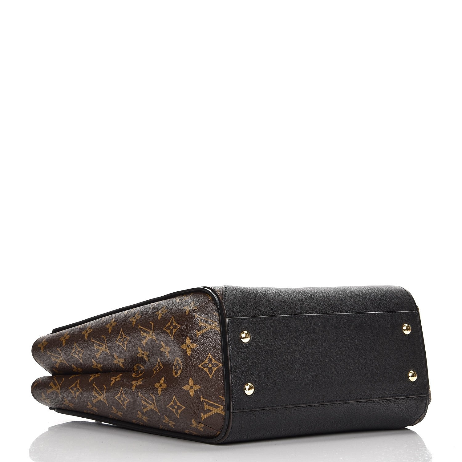 Louis Vuitton Calfskin Monogram Kimono Tote Black 4 of 7