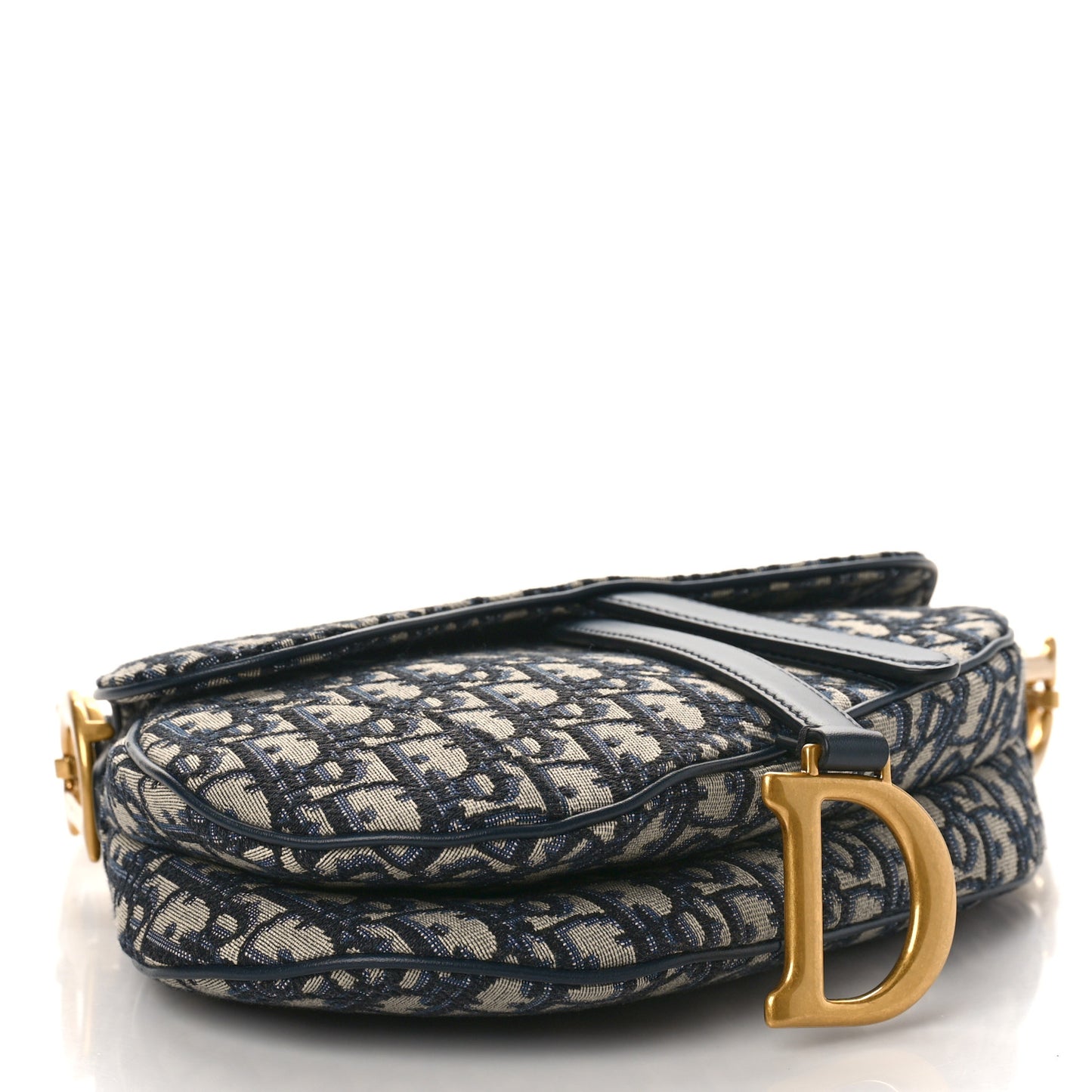 Oblique Saddle Bag Blue