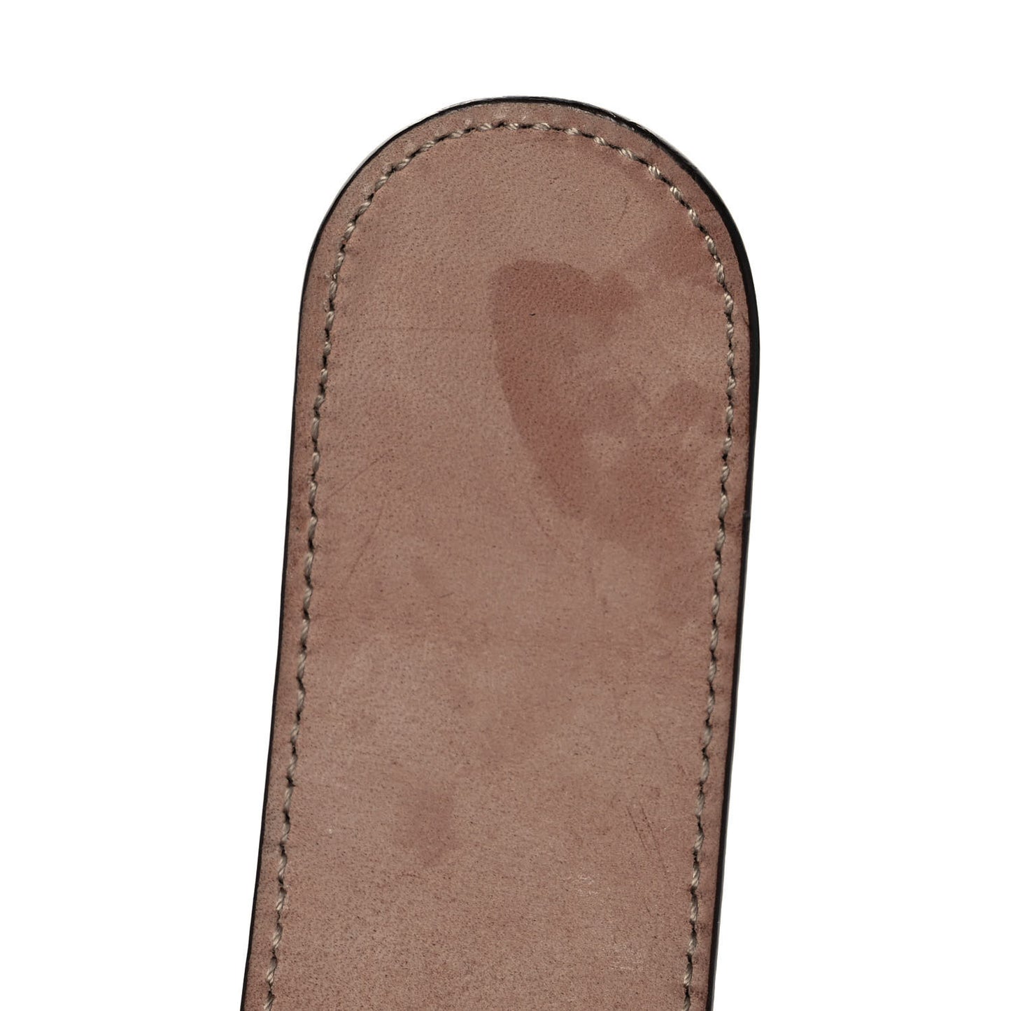 GG Supreme Monogram Selleria Calfskin Interlocking G 40mm Belt 80 32 Beige Ebony Cocoa