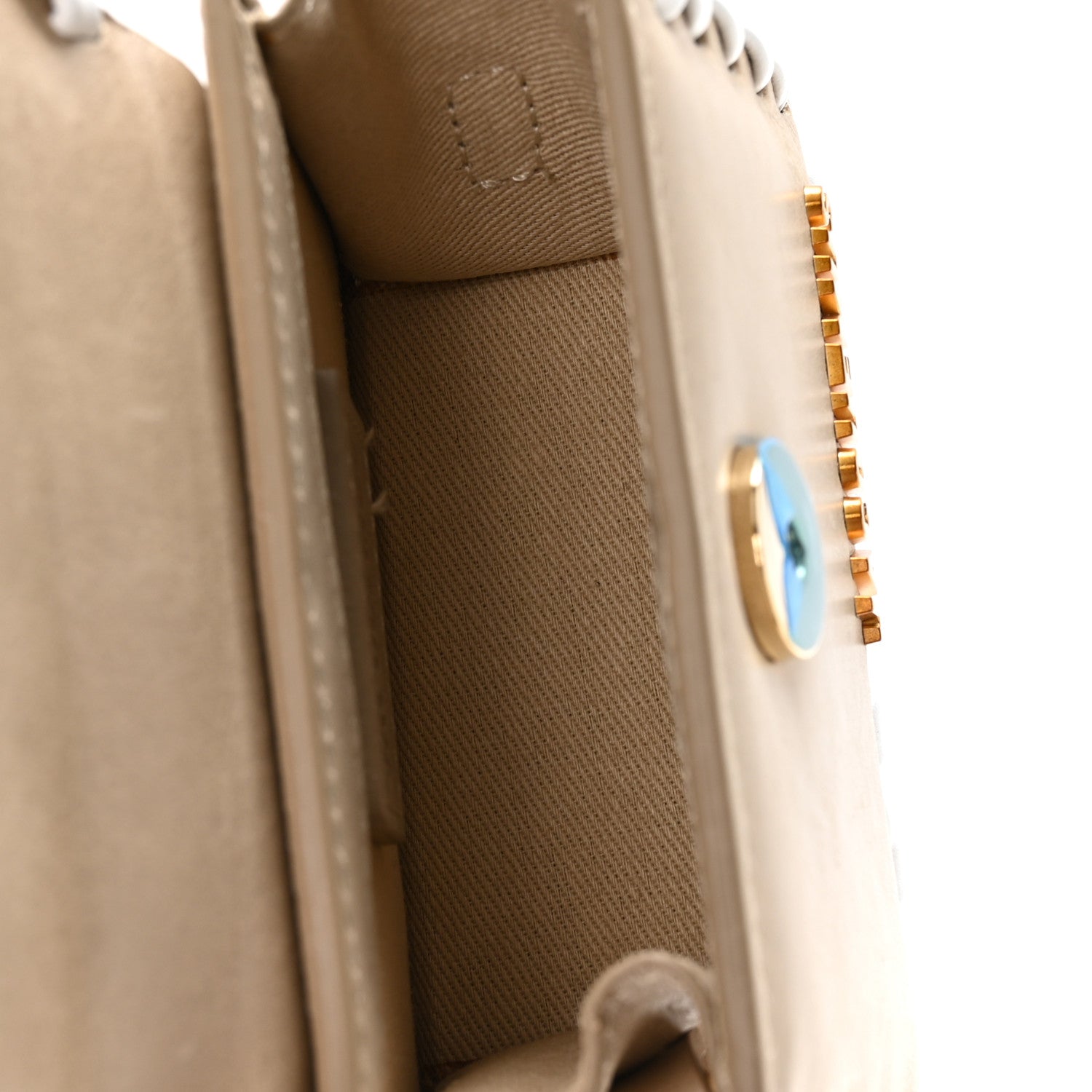 Jacquemus Calfskin Le Chiquito Whipstitch Beige 5 of 9