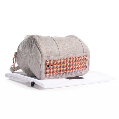 Alexander Wang Pebbled Leather Rockie Lilac w Rose Gold Hardware 4 of 6