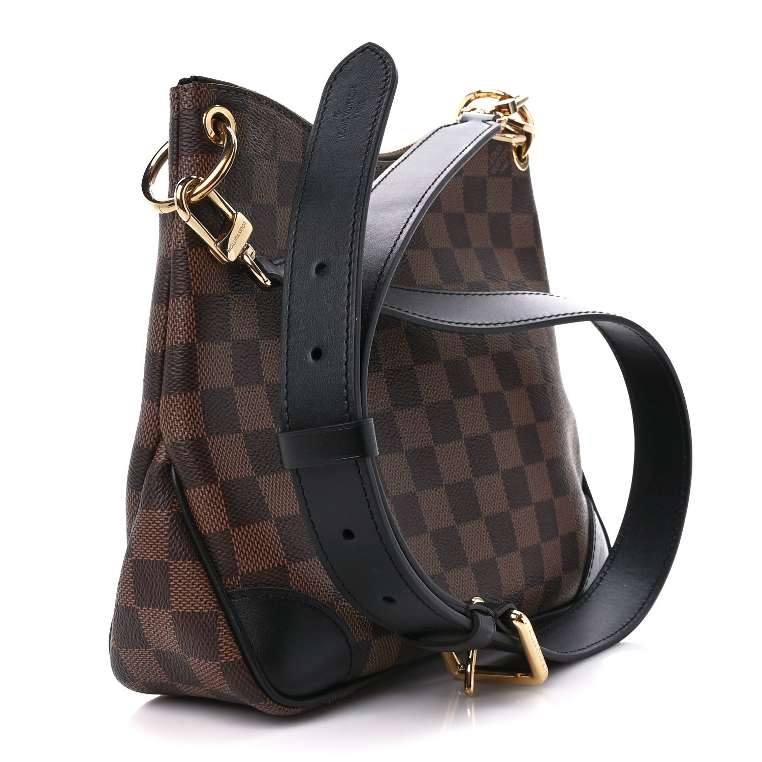 Louis Vuitton Damier Ebene Odeon PM Black 3 of 10