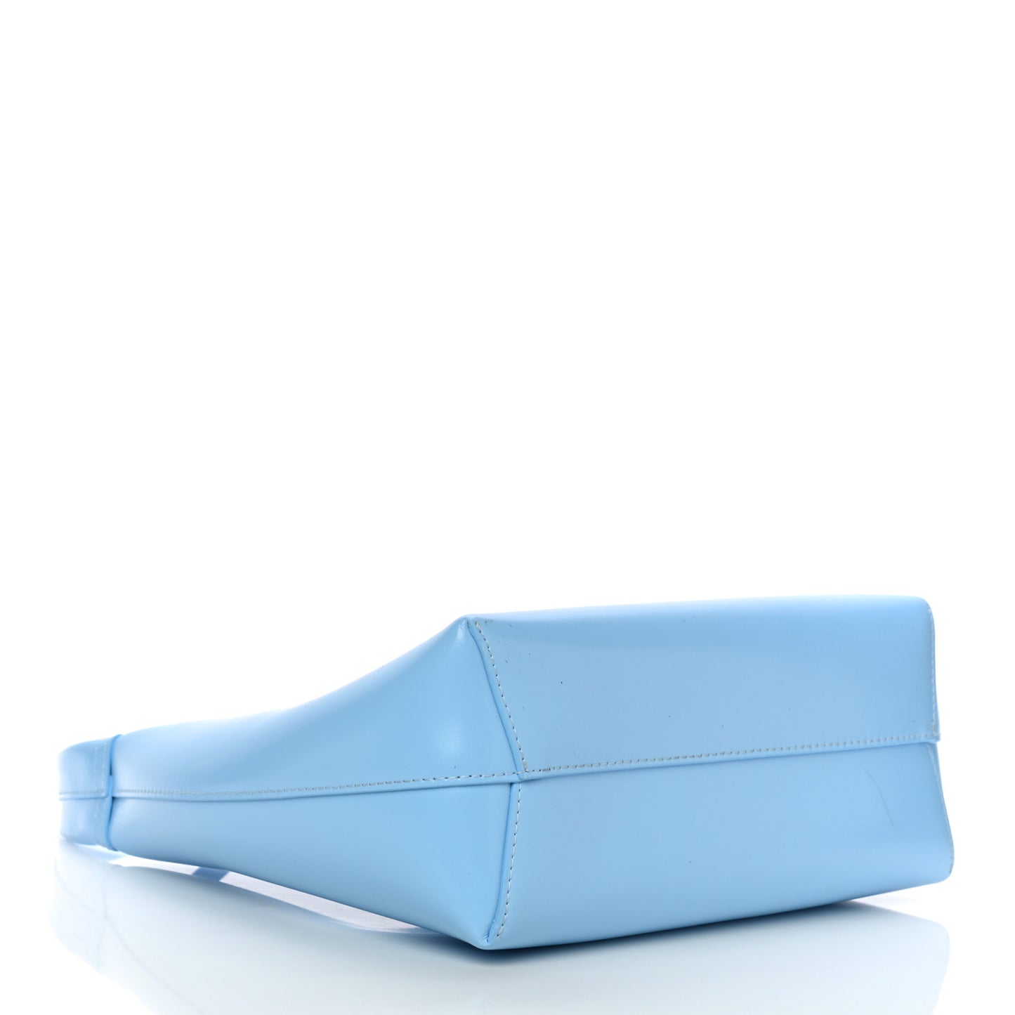 Polished Calfskin Mini Candy Bag Light Blue