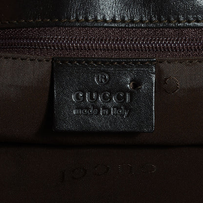 Gucci Monogram Small Drawstring Backpack Dark Brown 6 of 7