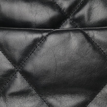 Chanel Goatskin Quilted Large Chanel 19 Flap Black 12 of 13