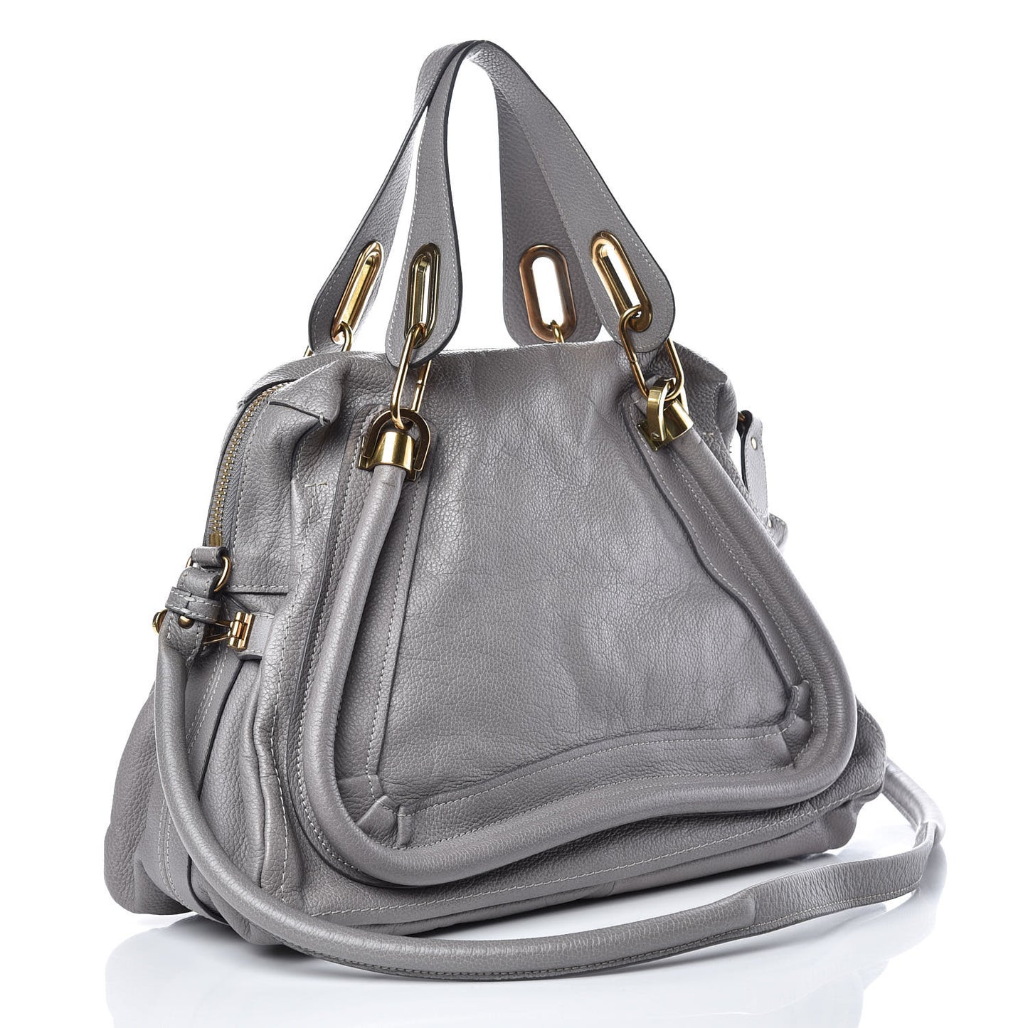 Calfskin Medium Paraty Cashmere Grey