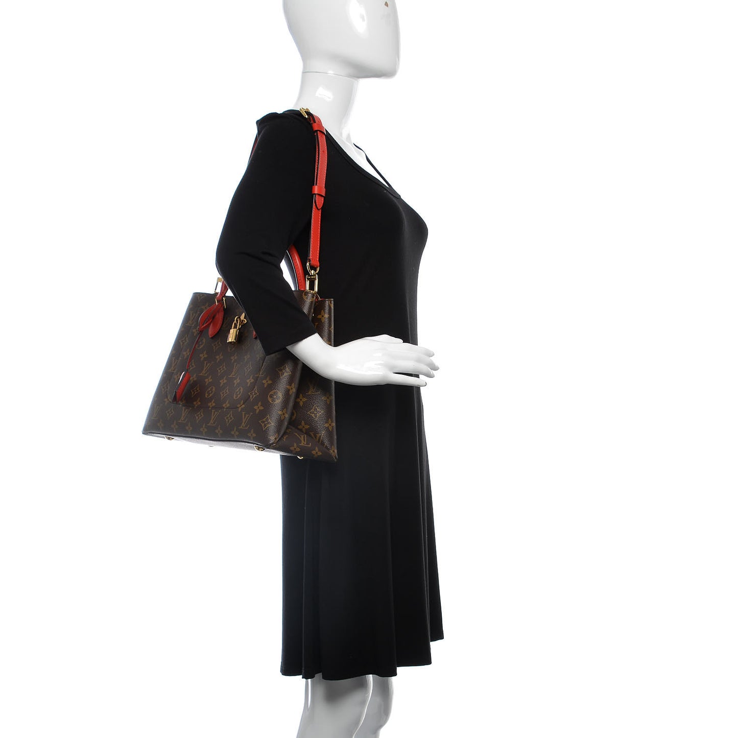 Monogram Flower Tote Coquelicot