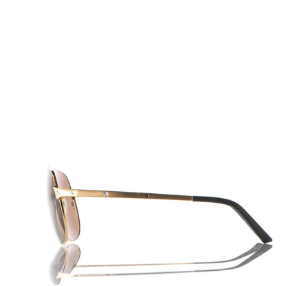 Cartier Santos Dumont Vendome Aviator Sunglasses T8200747 Gold 3 of 8