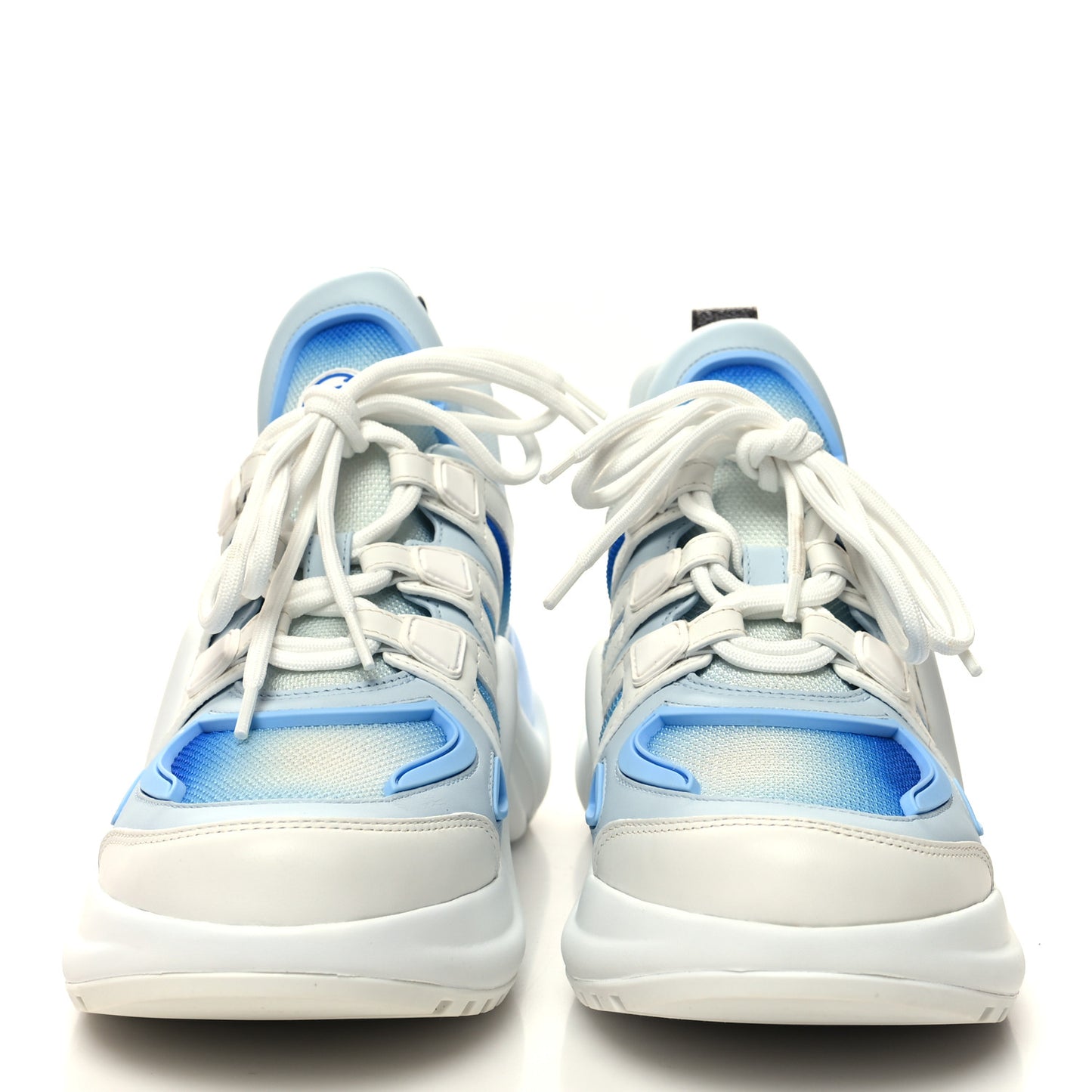 Calfskin LV Archlight Gradient Sneakers 38.5 Light Blue