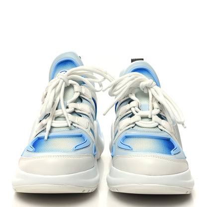 Louis Vuitton Calfskin LV Archlight Gradient Sneakers 38.5 Light Blue 2 of 8