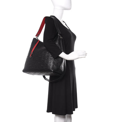 MCM Grained Calfskin Large Klara Hobo Black 3 of 9