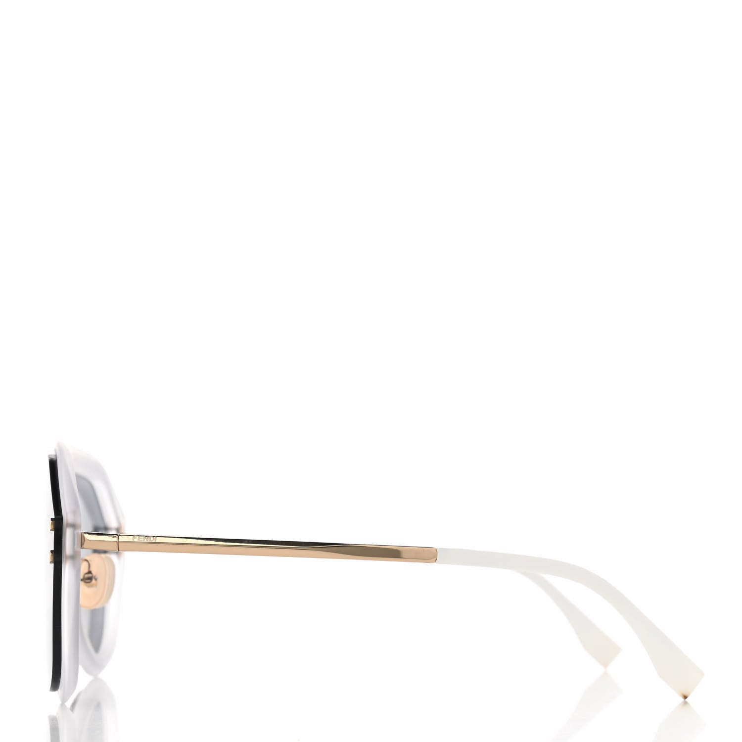 Fendi FF Fabulous Shield Sunglasses FF M0039/G/S Transparent White 3 of 7