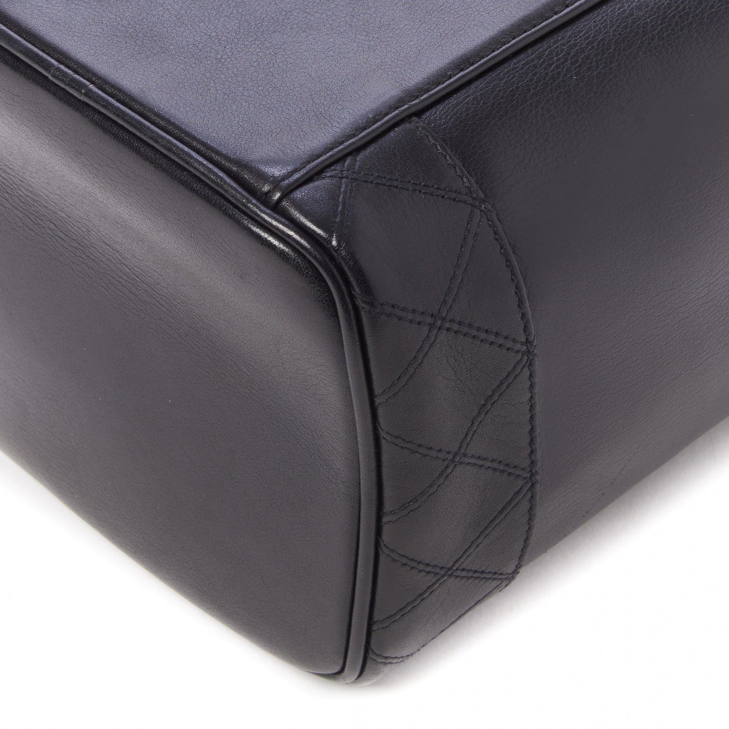 Chanel Calfskin Cosmetic Vanity Bag Black 4 of 8