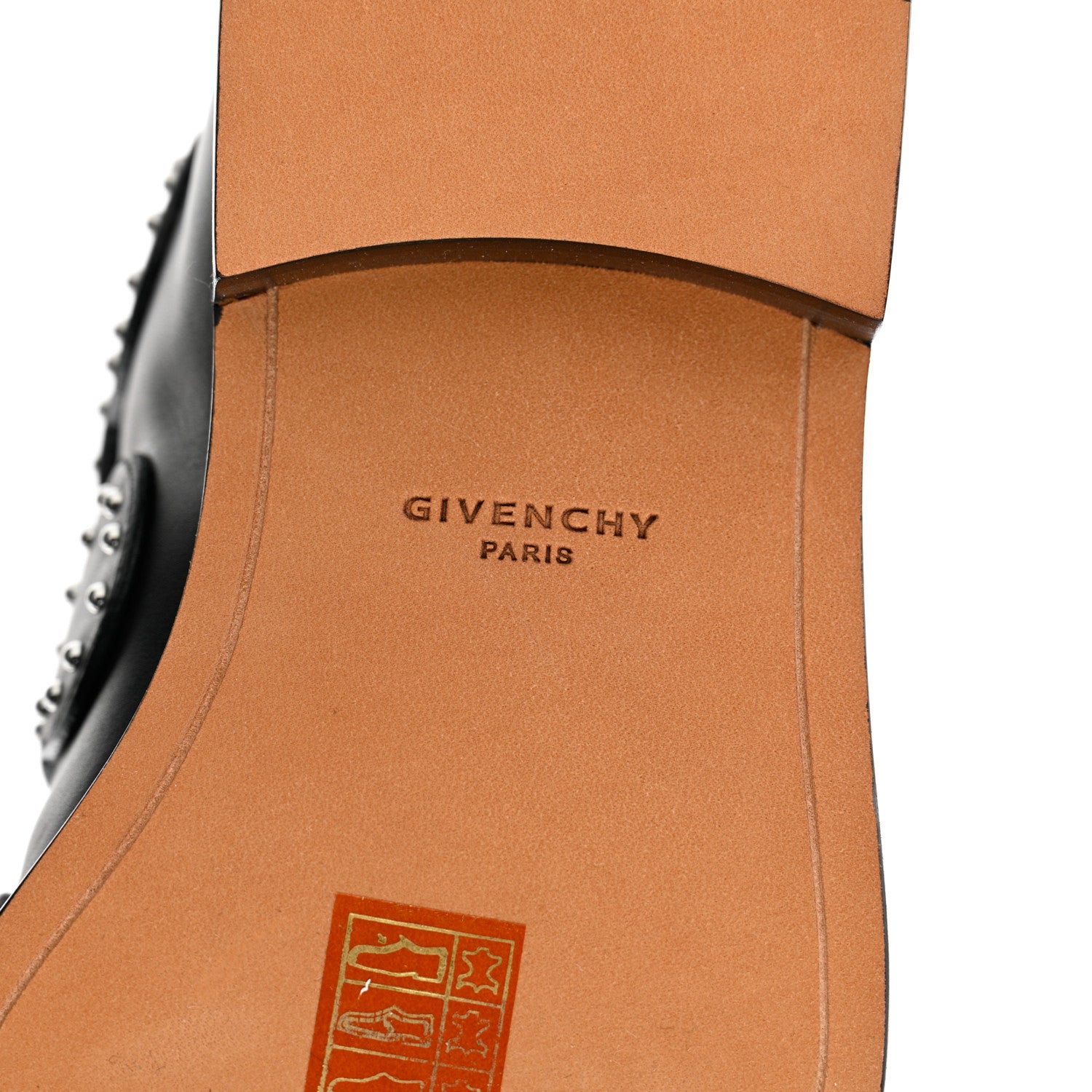 Givenchy Calfskin Studded Prue Buckle Bootie 39 Black 6 of 8