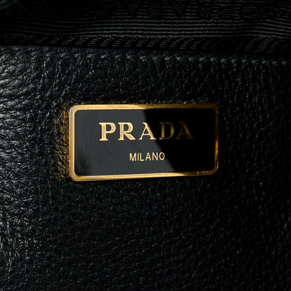 Prada Vitello Daino Backpack Black 6 of 10