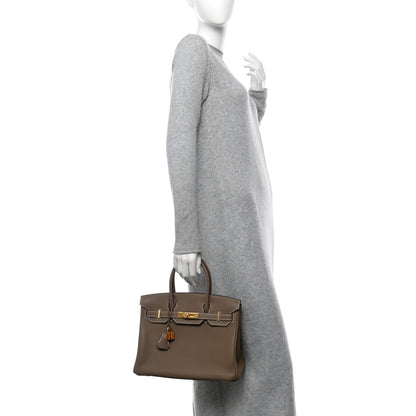 Hermes Togo Birkin 30 Etoupe 2 of 10