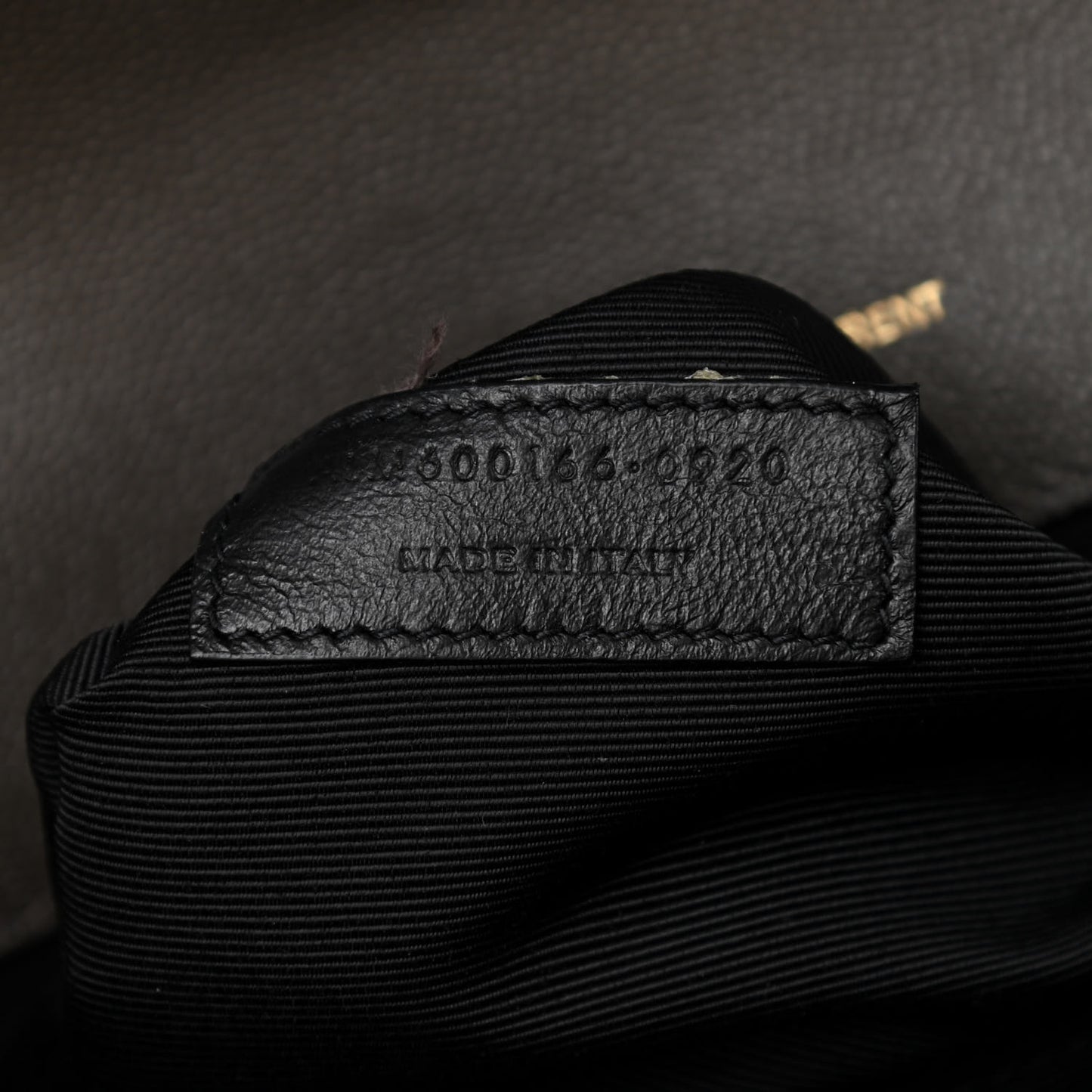 Grain De Poudre Textured Mixed Matelasse Large Triquilt Monogram Satchel Pebble