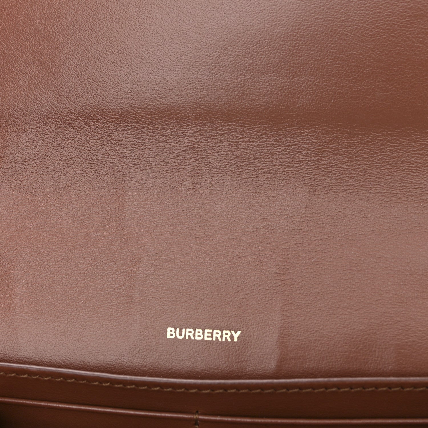 Burberry Calfskin Mini Vintage Check Note Bag Tan 9 of 12