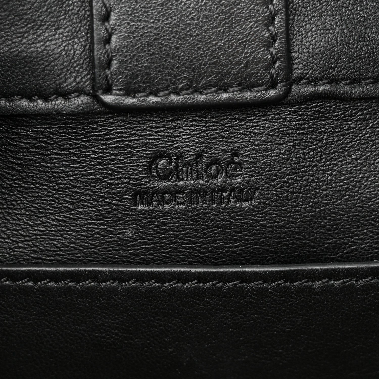 Chloe Lambskin Studded Small Inez Drawstring Bag Black 6 of 14