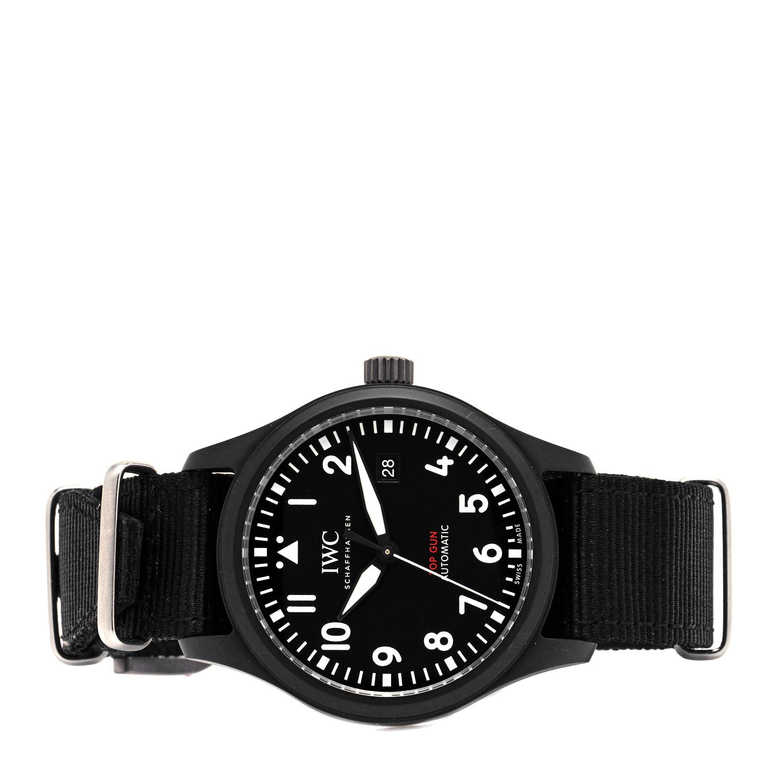 IWC Ceramic Nylon 41mm Top Gun Edition Big Pilot Automatic Watch Black IW326901 2 of 5