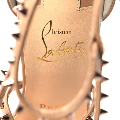 Christian Louboutin Kid Choca Lux 120 Sandals 36.5 Nude Pink Bronze 7 of 8