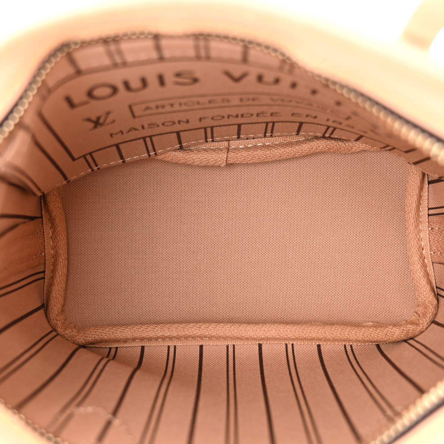 Louis Vuitton Monogram Neverfull BB Beige 6 of 12