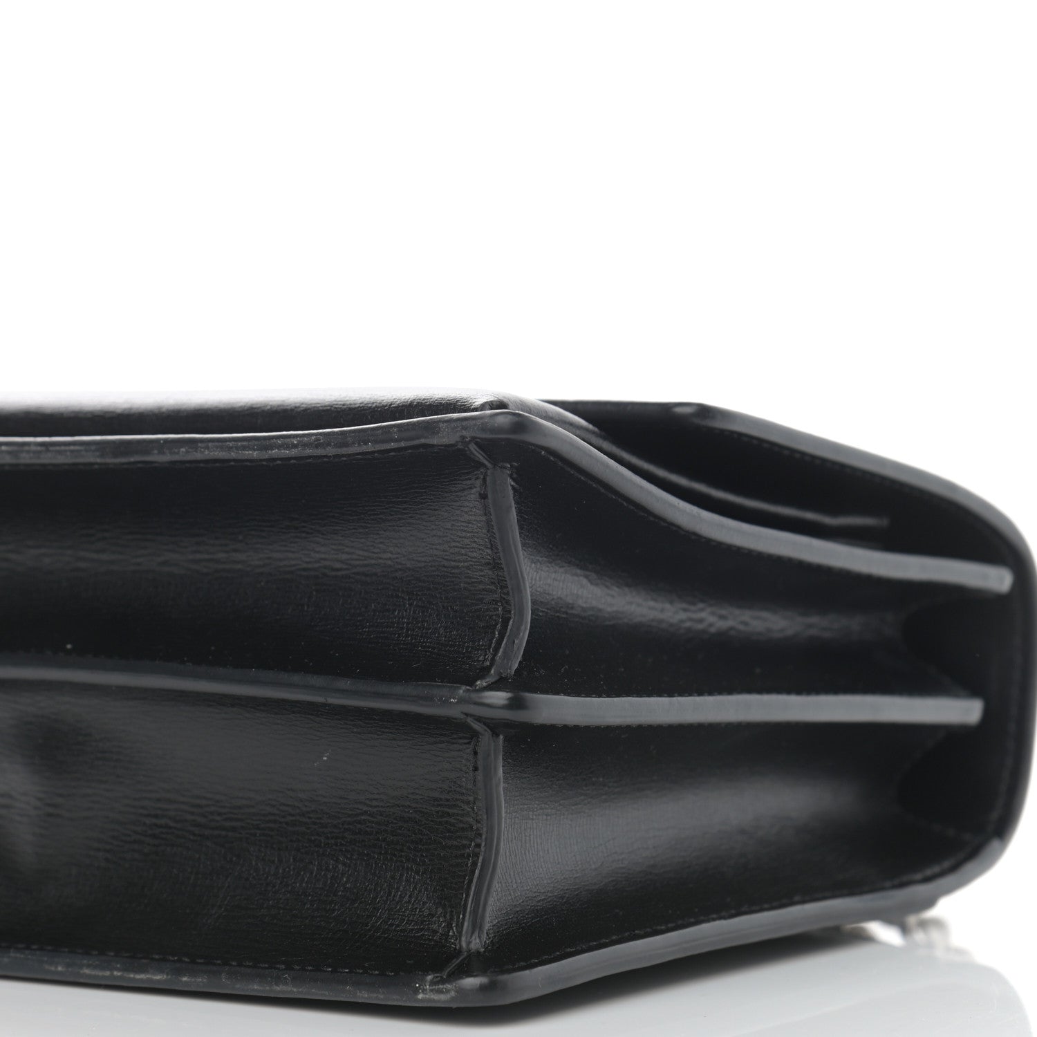 Saint Laurent Calfskin Large Monogram Sunset Black 10 of 13