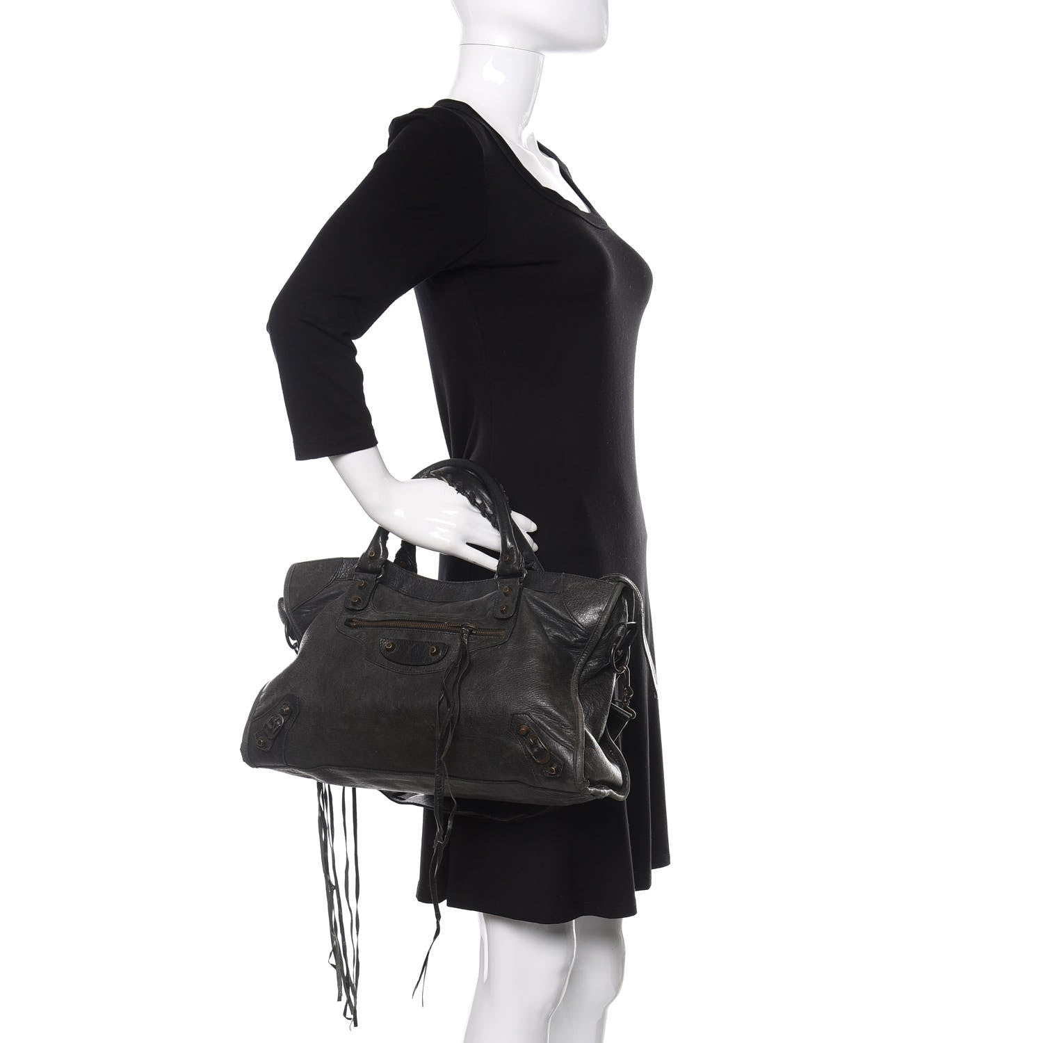 Balenciaga Agneau Classic Hardware City Black 2 of 13