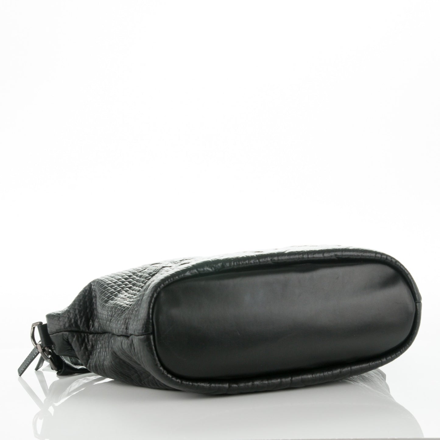 Calfskin Cable Embossed Medium Nightingale Black