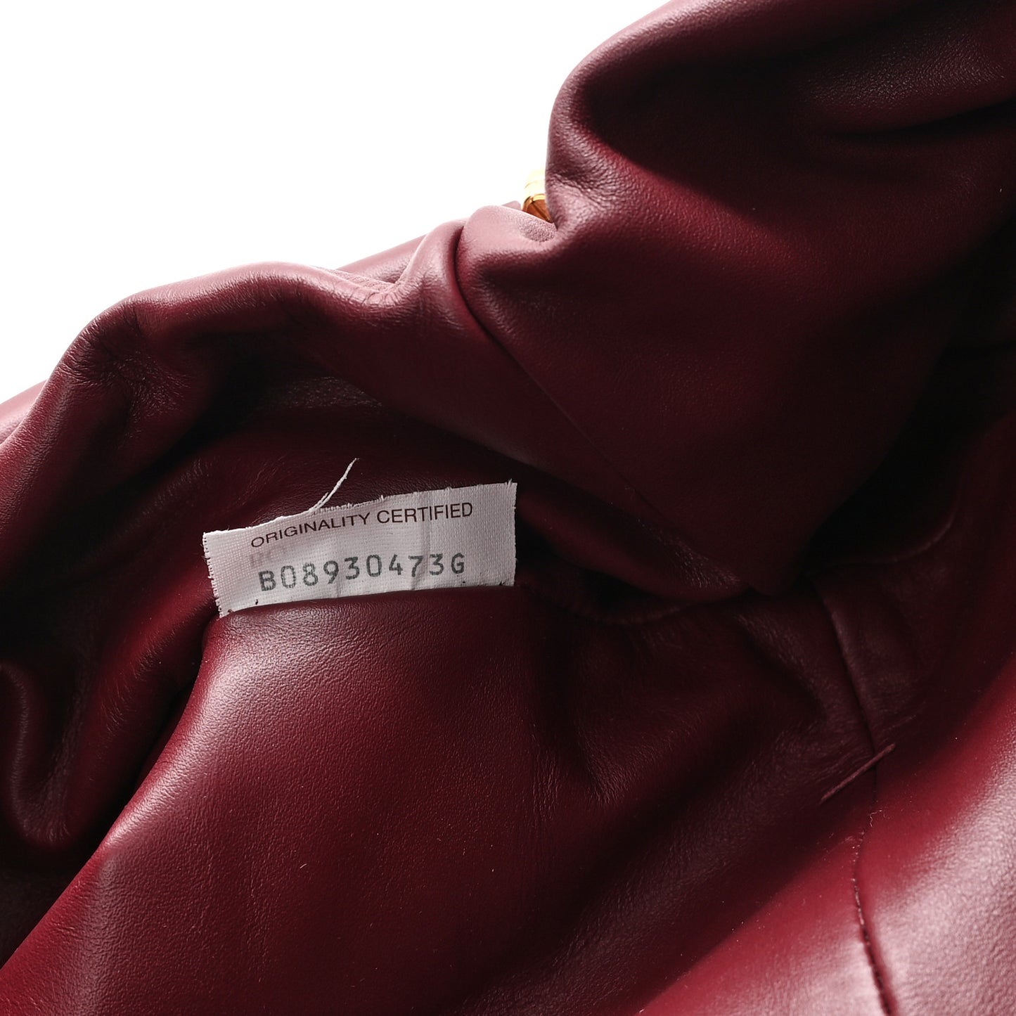 Smooth Butter Calf The Pouch Oversized Clutch Bordeaux