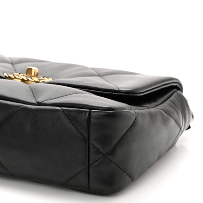 Chanel Lambskin Quilted Medium Chanel 19 Flap Black 10 of 10