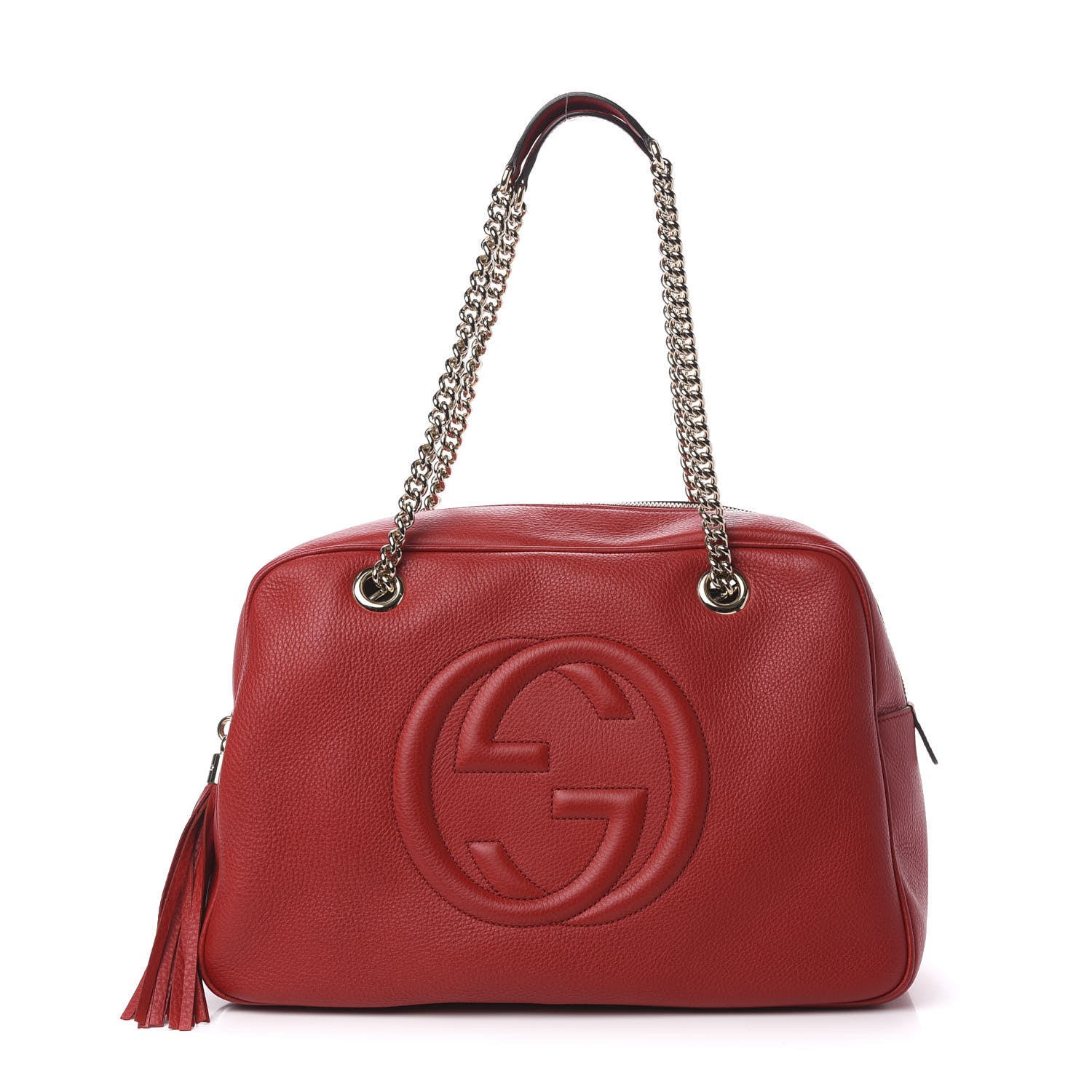 Gucci Cellarius Calfskin Medium Soho Bowler Tabasco 1 of 11