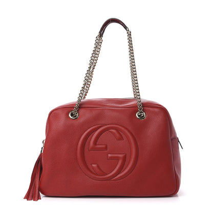 Gucci Cellarius Calfskin Medium Soho Bowler Tabasco 1 of 11