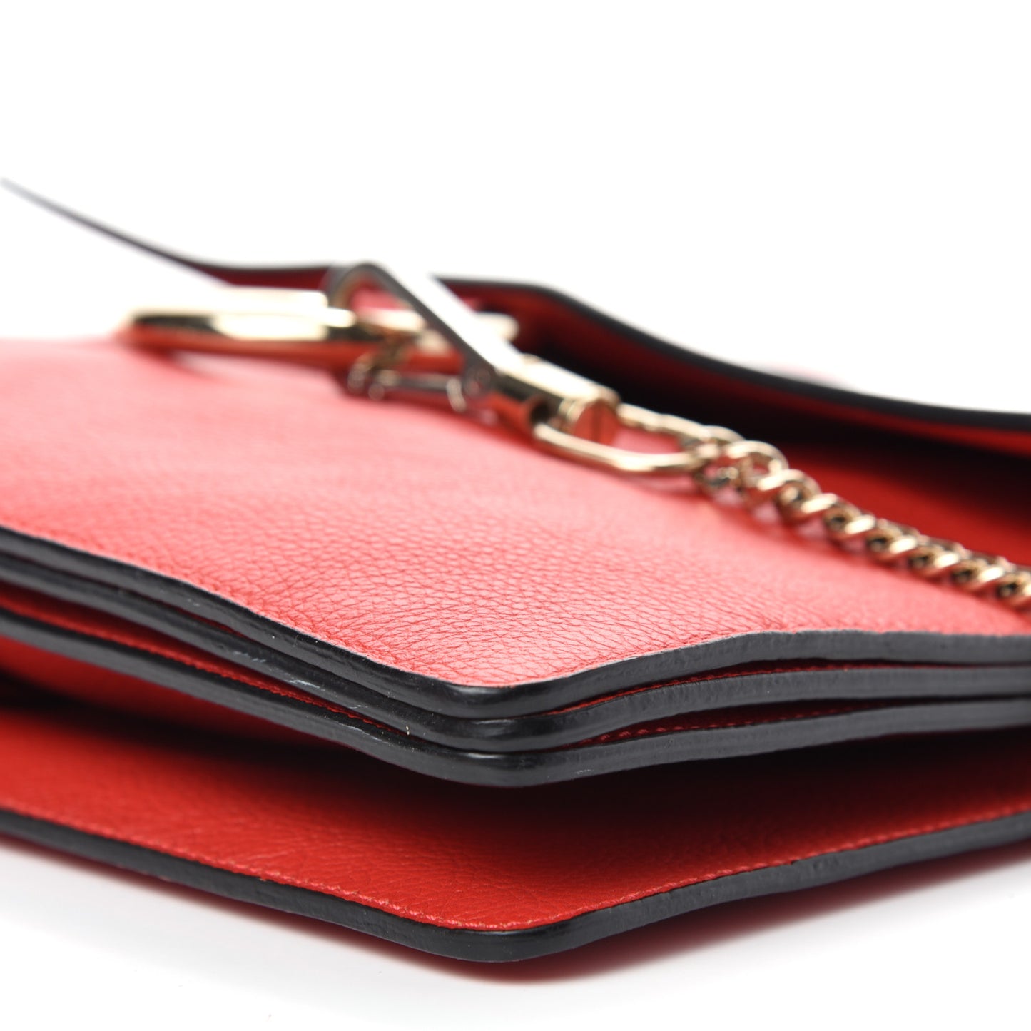Calfskin Suede Medium Faye Shoulder Bag Sepia Red