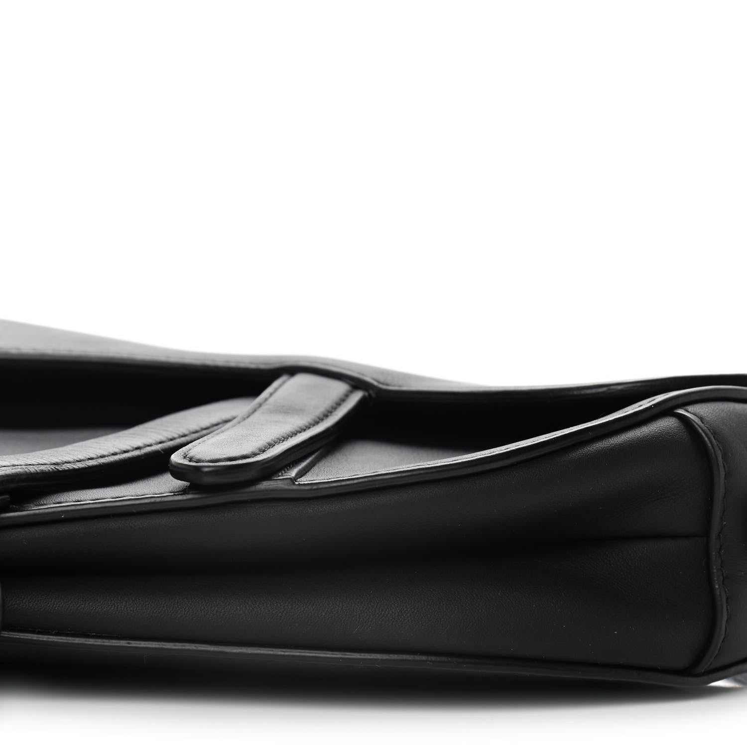 Christian Dior Ultra Matte Calfskin Mini Saddle Bag Black 9 of 16