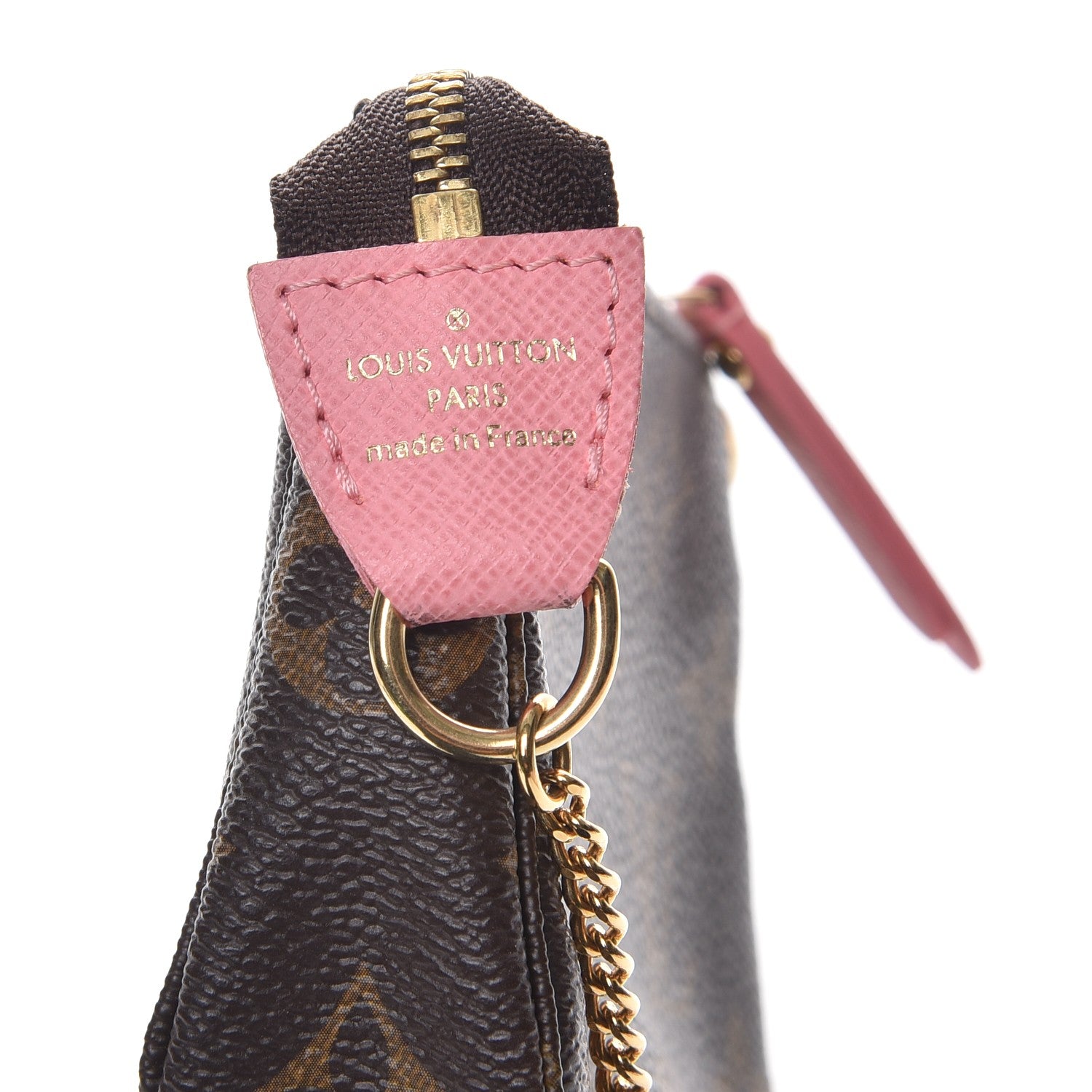 Louis Vuitton Monogram Illustre Mini Pochette Accessories Rose 6 of 7