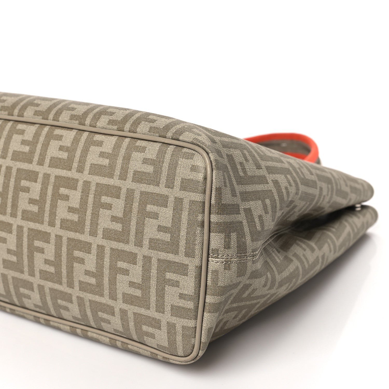 Fendi Zucca Spalmati Large Tote Kaki Pietra 8 of 8