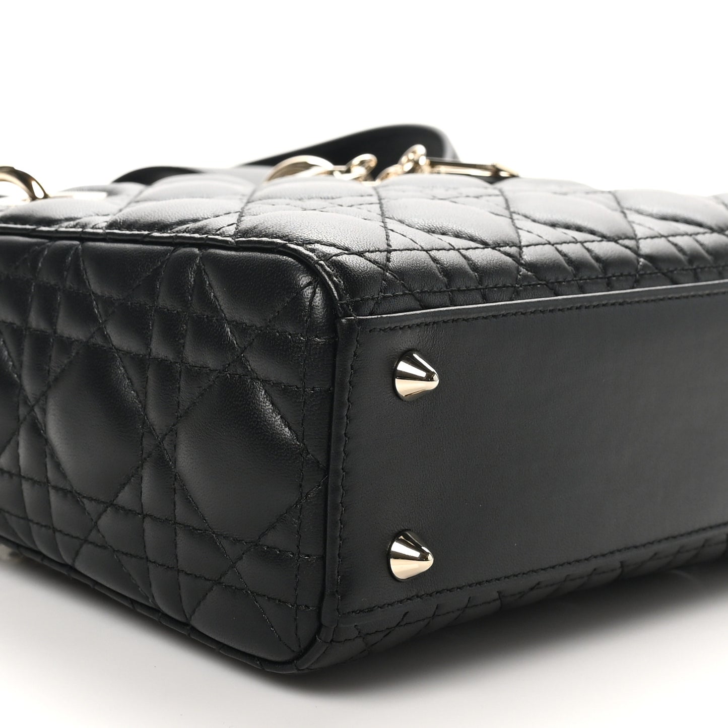 Lambskin Cannage Small My ABCDior Lady Dior Black