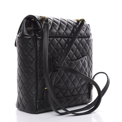 Chanel Lambskin Quilted Large Urban Spirit Backpack Black 3 of 10